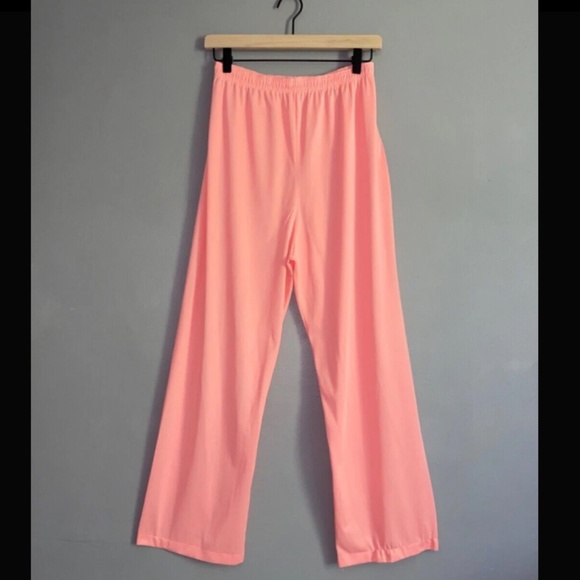 Vintage VANITY FAIR Coral Peach Pajama Set Size Small? Pajamas - Picture 11 of 13